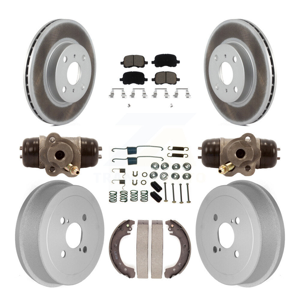 Transit Auto KGC-102068 Disc Brake Kit for 2002 Toyota Corolla - Front and Rear