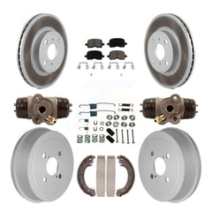 Transit Auto KGC-102068 Disc Brake Kit for 2002 Toyota Corolla - Front and Rear