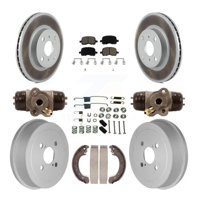 Transit Auto KGC-102068 Disc Brake Kit for 2002 Toyota Corolla - Front and Rear
