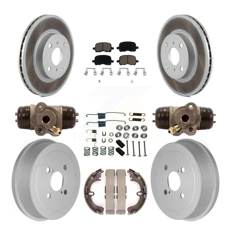 Transit Auto KGC-102070 Disc Brake Kit for 1998-2002 Chevrolet Prizm, Toyota Corolla - Front and Rear