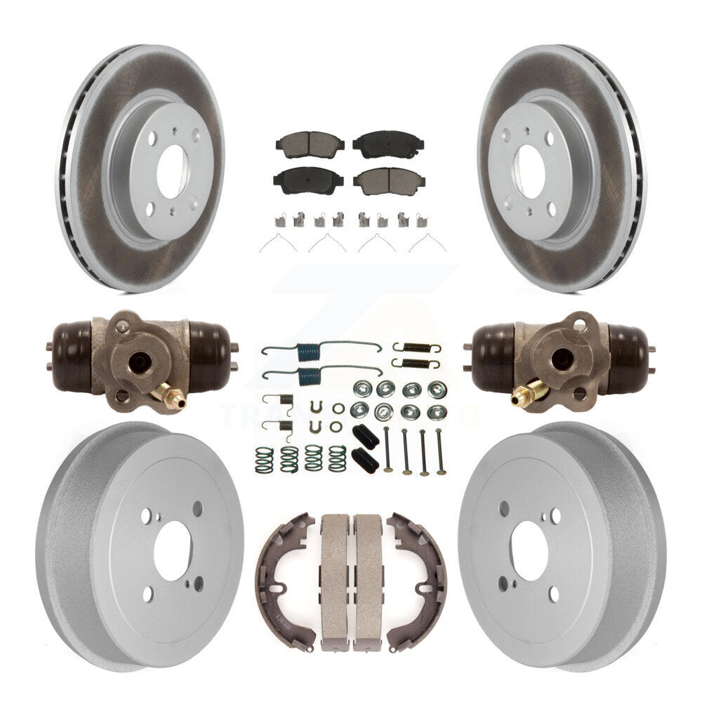 Transit Auto KGC-102071 Disc Brake Kit for 1993-1997 Geo Prizm, Toyota Corolla - Front and Rear