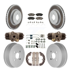 Transit Auto KGC-102071 Disc Brake Kit for 1993-1997 Geo Prizm, Toyota Corolla - Front and Rear