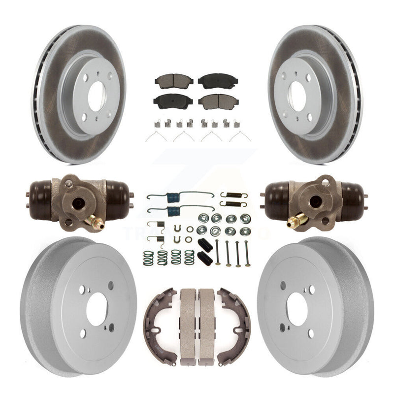 Transit Auto KGC-102071 Disc Brake Kit for 1993-1997 Geo Prizm, Toyota Corolla - Front and Rear