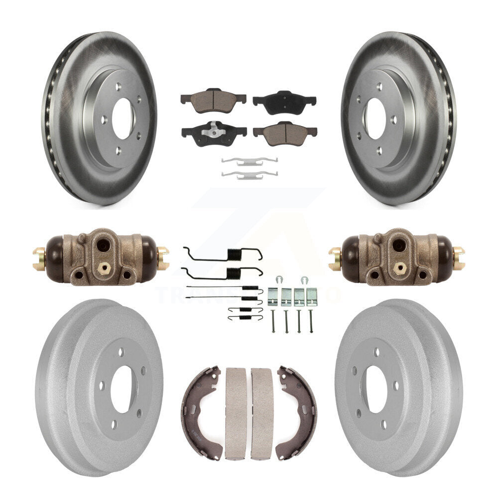 Transit Auto KGC-102072 Disc Brake Kit for 2005-2007 Ford Escape, Mercury Mariner - Front and Rear
