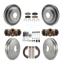 Transit Auto KGC-102074 Disc Brake Kit for 2007-2014 Nissan Versa, Nissan Cube, Nissan Sentra - Front and Rear
