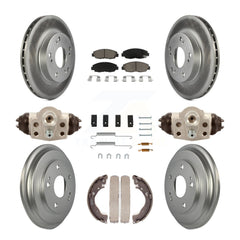Transit Auto KGC-102075 Disc Brake Kit for 2006-2011 Honda Civic - Front and Rear