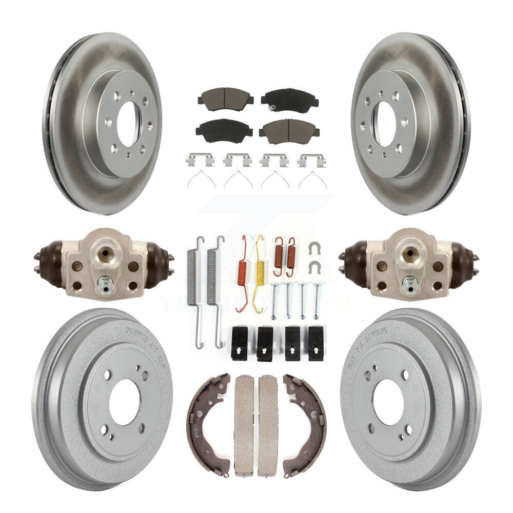Transit Auto KGC-102076 Disc Brake Kit for 2009-2013 Honda Fit - Front and Rear