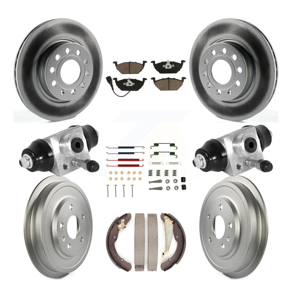 Transit Auto KGC-102077 Disc Brake Kit for 2011-2012 Volkswagen Jetta - Front and Rear