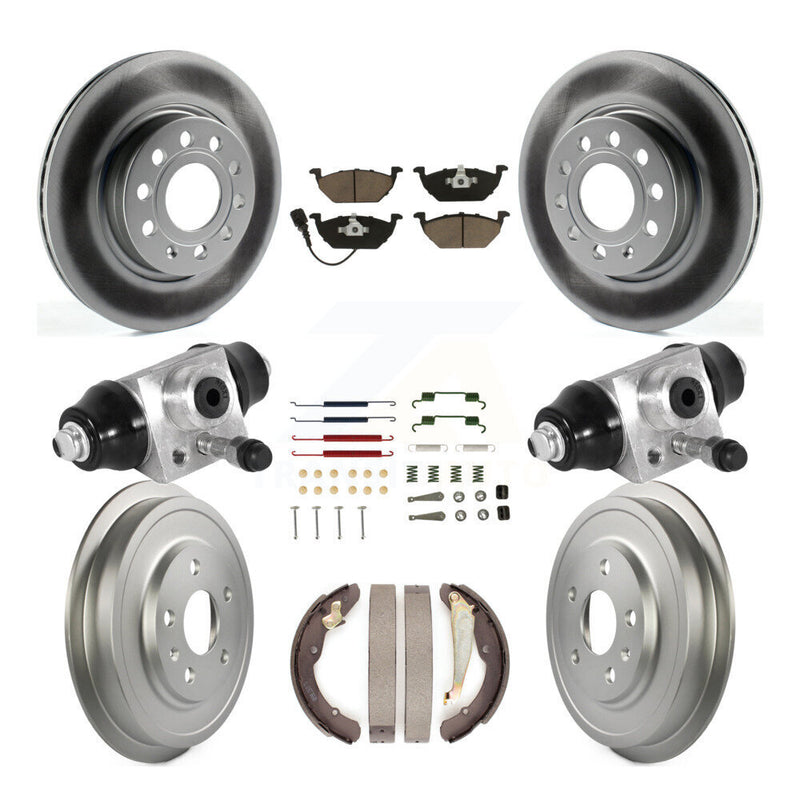 Transit Auto KGC-102077 Disc Brake Kit for 2011-2012 Volkswagen Jetta - Front and Rear