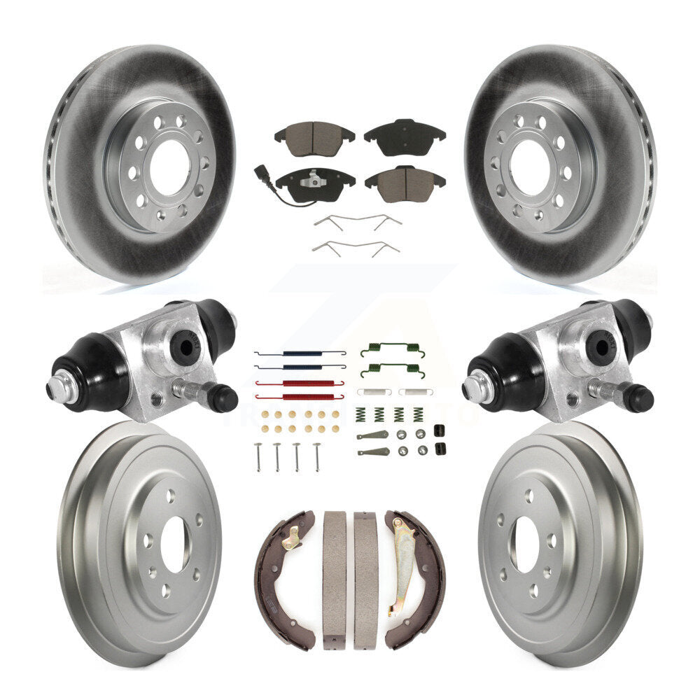 Transit Auto KGC-102079 Disc Brake Kit for 2011-2012 Volkswagen Jetta - Front and Rear