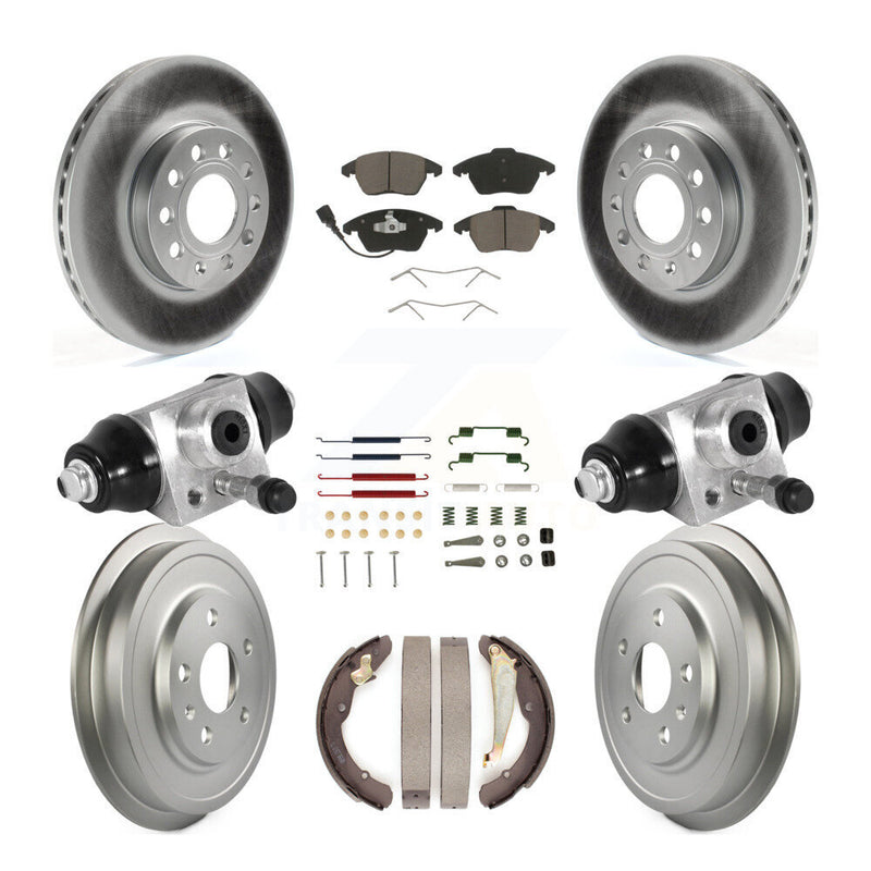 Transit Auto KGC-102079 Disc Brake Kit for 2011-2012 Volkswagen Jetta - Front and Rear