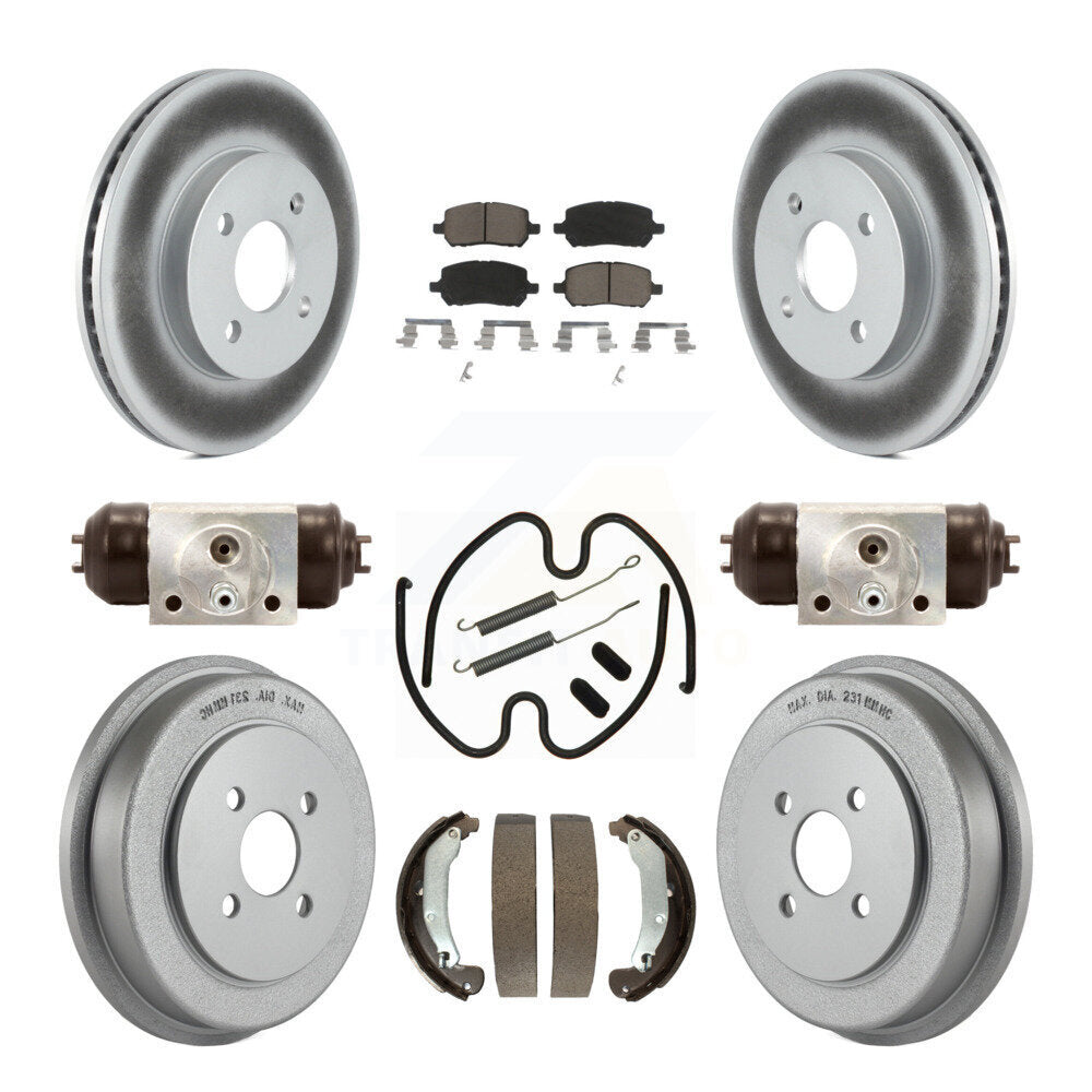 Transit Auto KGC-102083 Disc Brake Kit for 2003-2008 Pontiac G5, Chevrolet Cobalt and More - Front and Rear