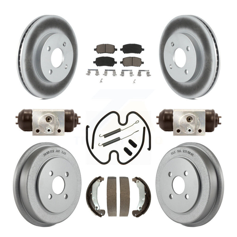 Transit Auto KGC-102083 Disc Brake Kit for 2003-2008 Pontiac G5, Chevrolet Cobalt and More - Front and Rear