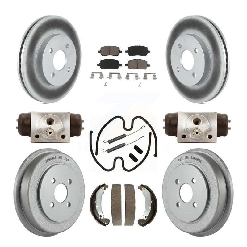 Transit Auto KGC-102084 Disc Brake Kit for 2003 Saturn Ion - Front and Rear