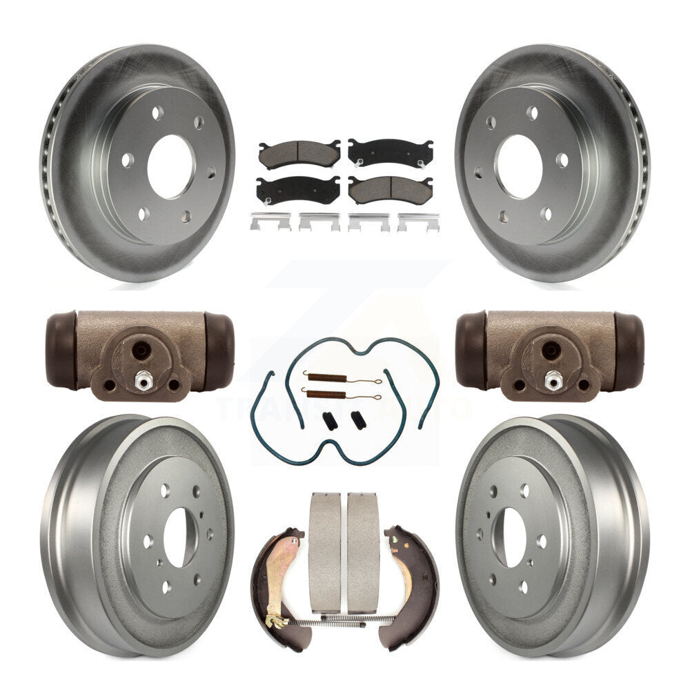 Transit Auto KGC-102101 Disc Brake Kit for 2005-2007 Chevrolet Silverado 1500 Classic, Chevrolet Silverado 1500, GMC Sierra 1500 - Front and Rear