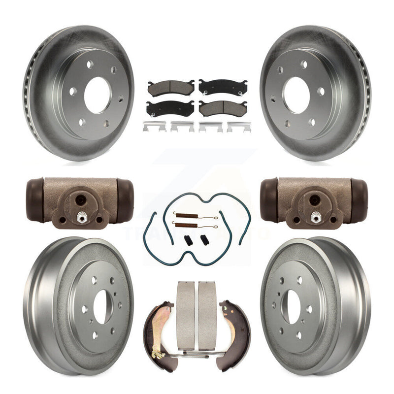 Transit Auto KGC-102101 Disc Brake Kit for 2005-2007 Chevrolet Silverado 1500 Classic, Chevrolet Silverado 1500, GMC Sierra 1500 - Front and Rear