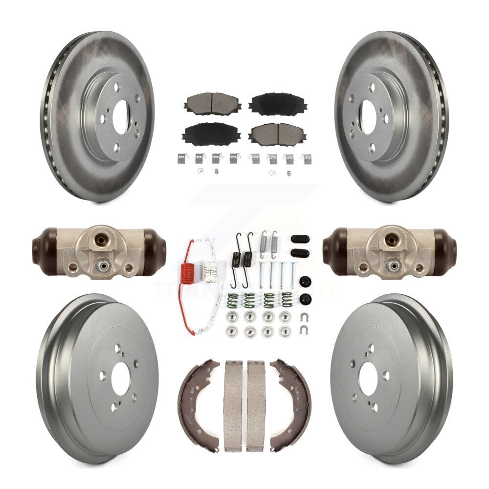 Transit Auto KGC-102103 Disc Brake Kit for 2009-2013 Toyota Corolla - Front and Rear