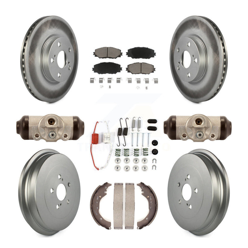 Transit Auto KGC-102103 Disc Brake Kit for 2009-2013 Toyota Corolla - Front and Rear