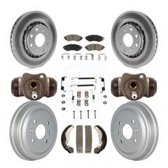 Transit Auto KGC-102104 Disc Brake Kit for 2004-2015 Chevrolet Spark, Pontiac G3 and More - Front and Rear
