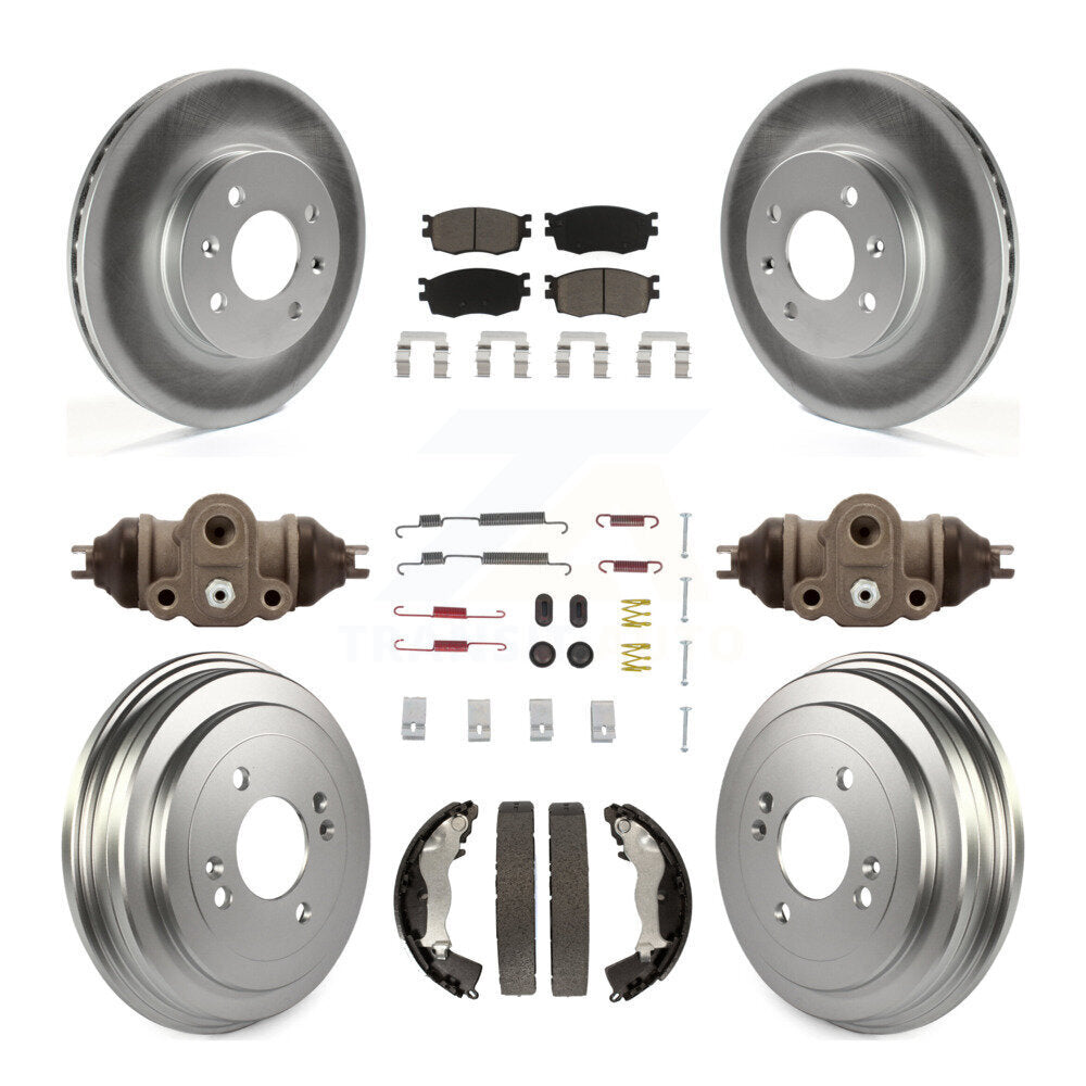 Transit Auto KGC-102105 Disc Brake Kit for 2006-2011 Hyundai Accent, Kia Rio, Kia Rio5 - Front and Rear