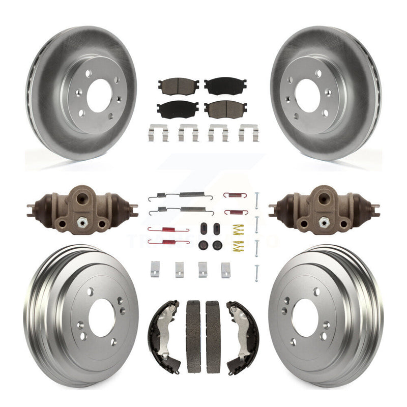Transit Auto KGC-102105 Disc Brake Kit for 2006-2011 Hyundai Accent, Kia Rio, Kia Rio5 - Front and Rear