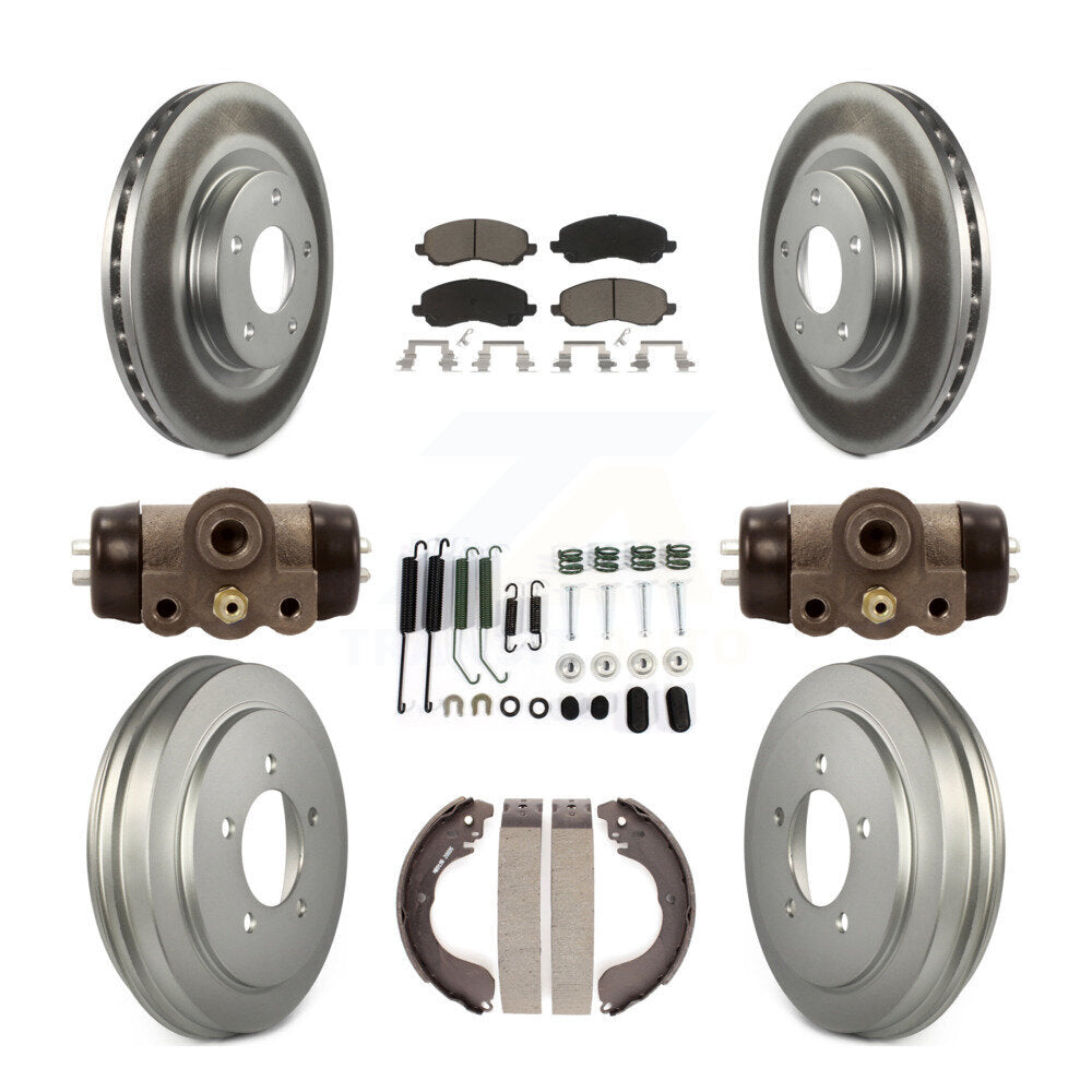 Transit Auto KGC-102118 Disc Brake Kit for 2007-2017 Dodge Caliber, Dodge Avenger and More - Front and Rear