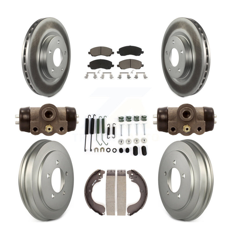 Transit Auto KGC-102118 Disc Brake Kit for 2007-2017 Dodge Caliber, Dodge Avenger and More - Front and Rear