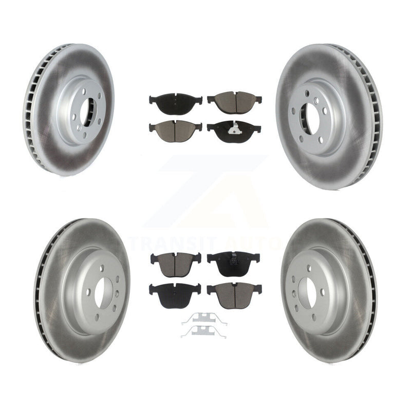 Transit Auto KGC-102124 Disc Brake Kit for 2010-2017 BMW ActiveHybrid 7, BMW 740Li xDrive and More - Front and Rear
