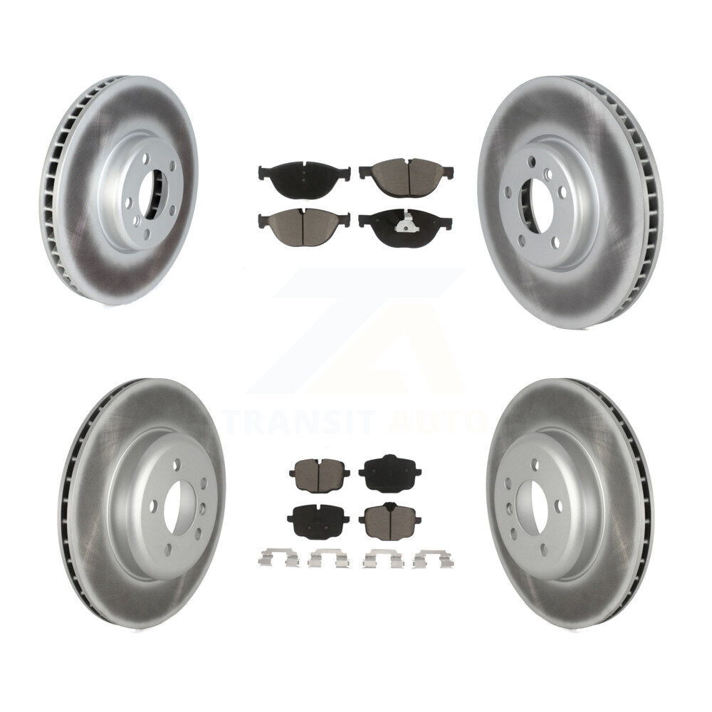 Transit Auto KGC-102125 Disc Brake Kit for 2011-2018 BMW 650i Gran Coupe, BMW 650i xDrive Gran Coupe and More - Front and Rear
