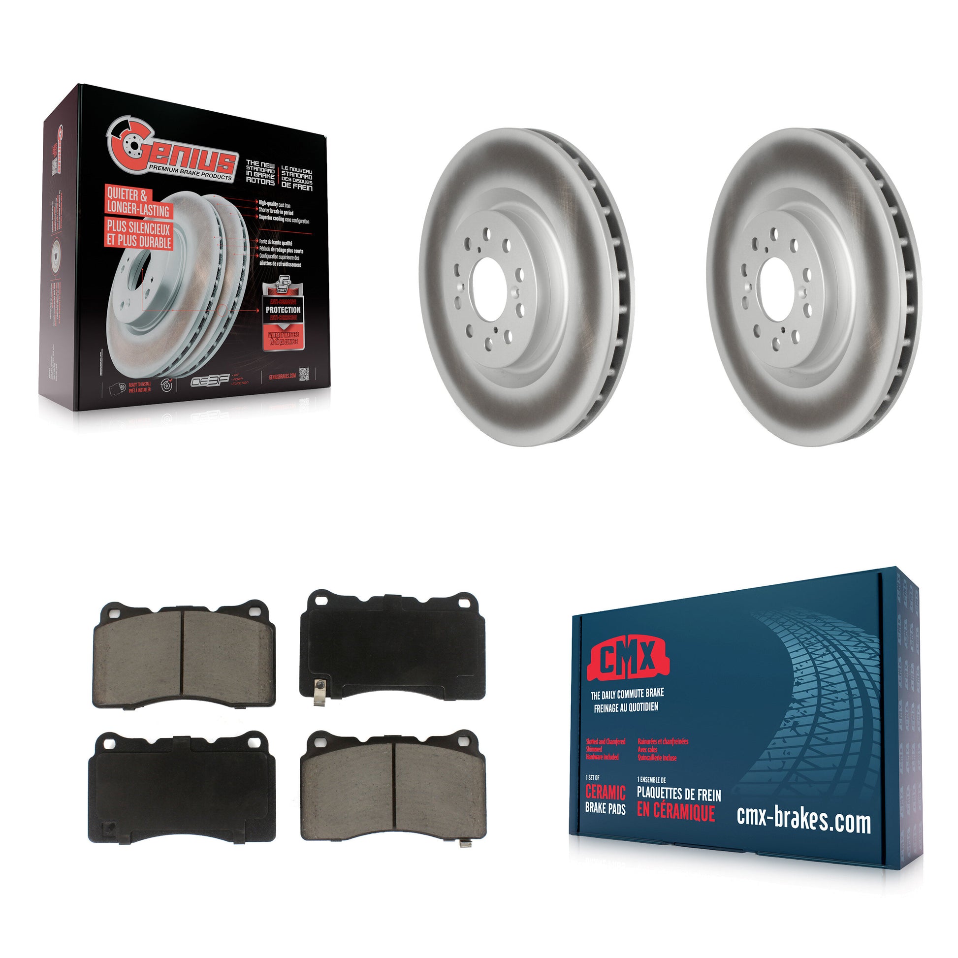 Transit Auto KGC-102127 Disc Brake Kit for 2017-2020 Honda Civic - Front