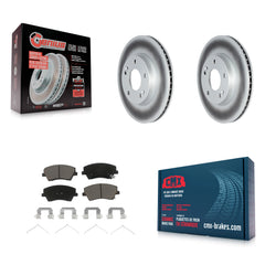 Transit Auto KGC-102140 Disc Brake Kit for 2017-2022 Hyundai Ioniq, Kia Niro - Front