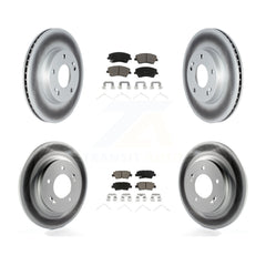 Transit Auto KGC-102142 Disc Brake Kit for 2017-2019 Kia Niro, Hyundai Ioniq - Front and Rear