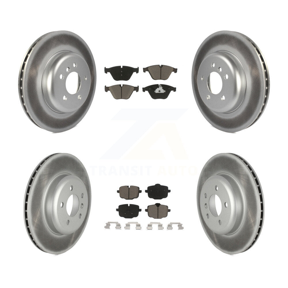 Transit Auto KGC-102144 Disc Brake Kit for 2011-2018 BMW 640i xDrive, BMW 640i xDrive Gran Coupe and More - Front and Rear