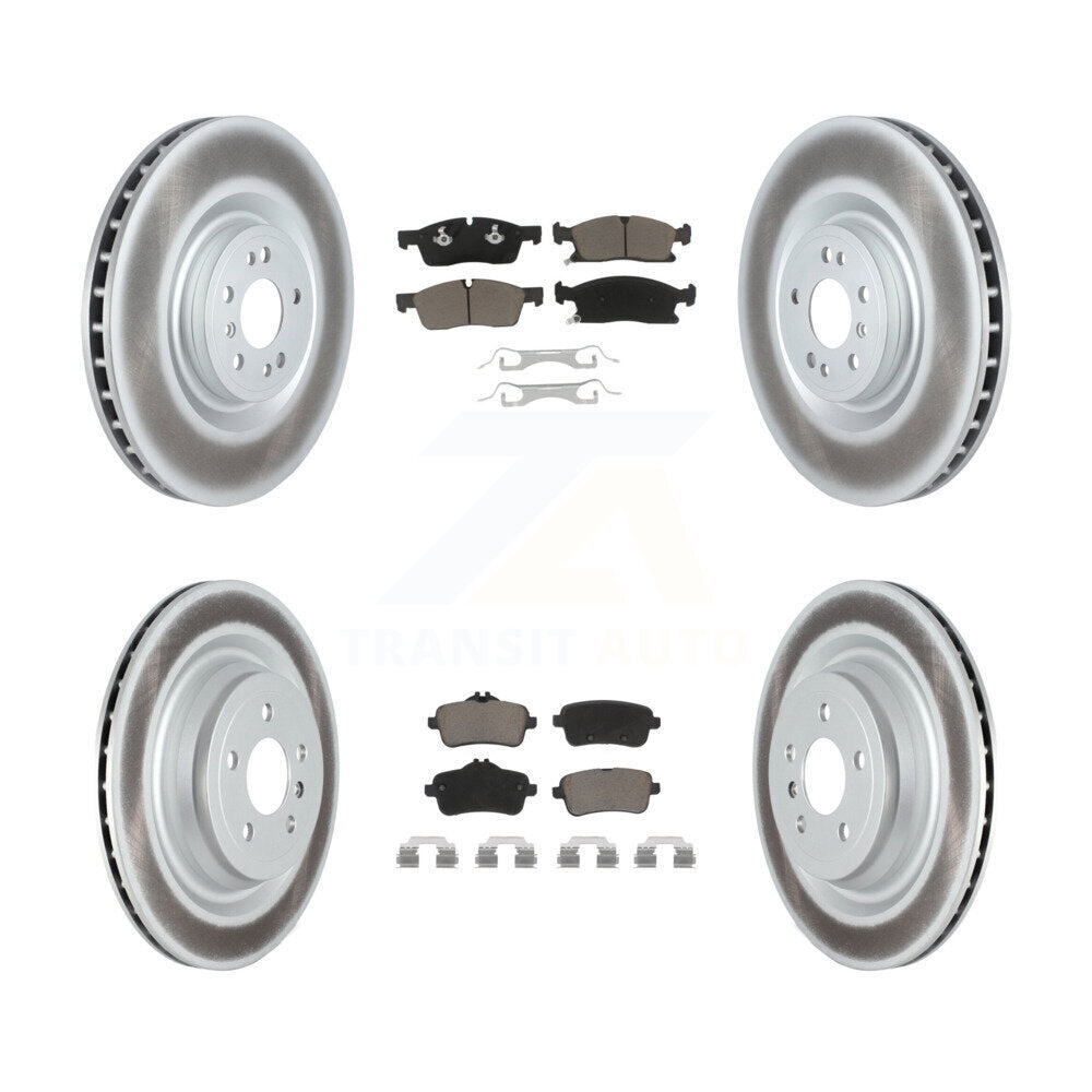 Transit Auto KGC-102154 Disc Brake Kit for 2015-2019 Mercedes-Benz GLS450, Mercedes-Benz ML250 - Front and Rear