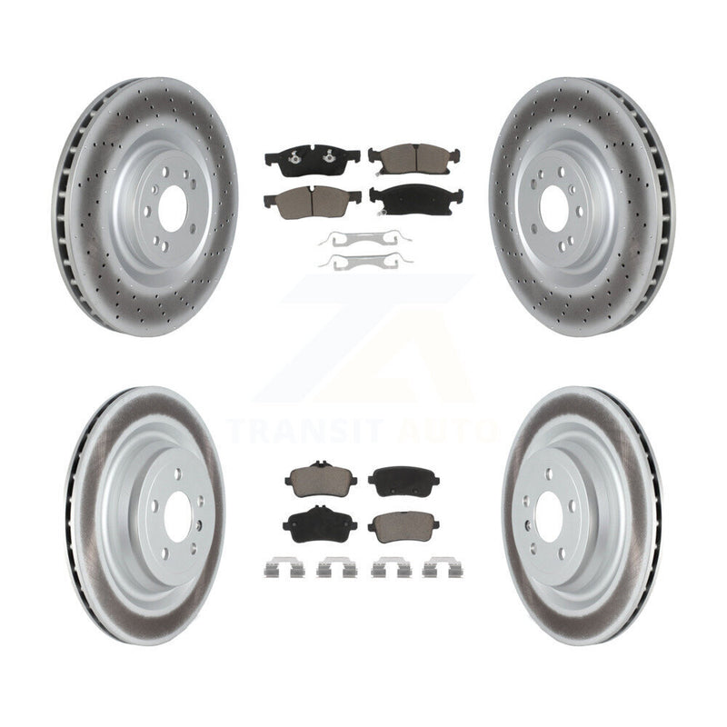 Transit Auto KGC-102155 Disc Brake Kit for 2015-2019 Mercedes-Benz GLS450, Mercedes-Benz ML250 - Front and Rear