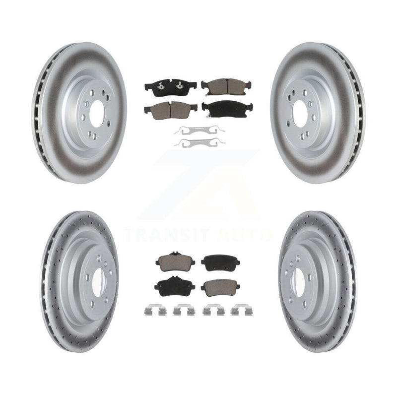 Transit Auto KGC-102157 Disc Brake Kit for 2016-2018 Mercedes-Benz GLE400 - Front and Rear