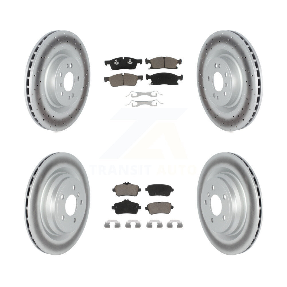 Transit Auto KGC-102158 Disc Brake Kit for 2016-2018 Mercedes-Benz GLE400 - Front and Rear