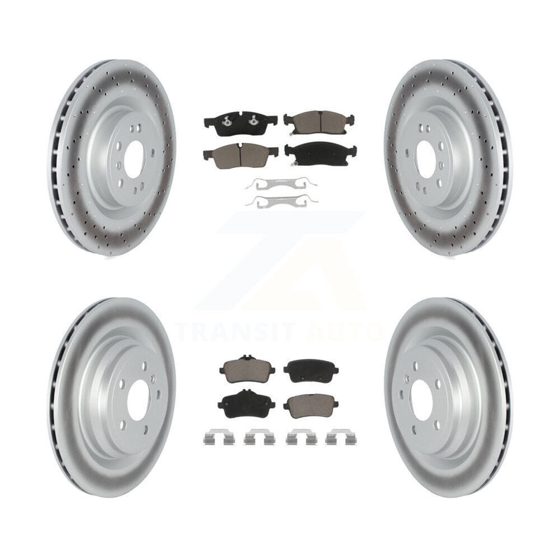 Transit Auto KGC-102158 Disc Brake Kit for 2016-2018 Mercedes-Benz GLE400 - Front and Rear