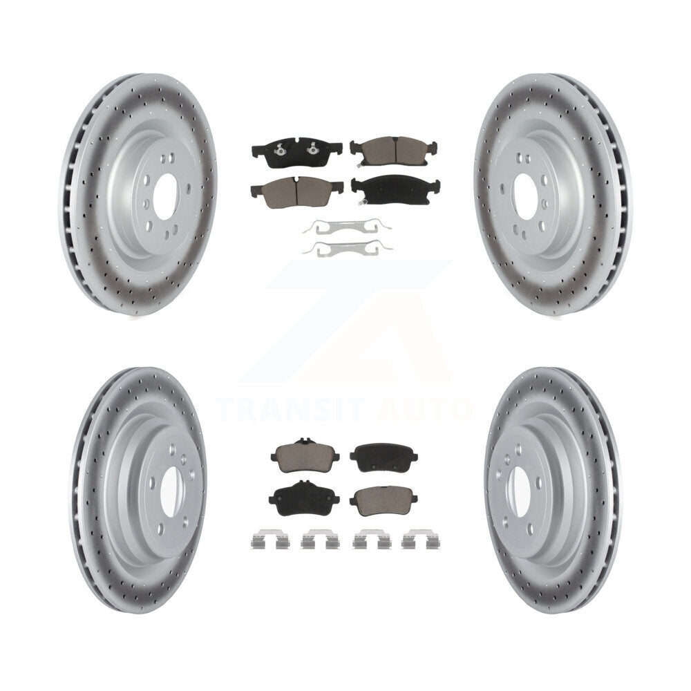 Transit Auto KGC-102159 Disc Brake Kit for 2016-2018 Mercedes-Benz GLE400 - Front and Rear