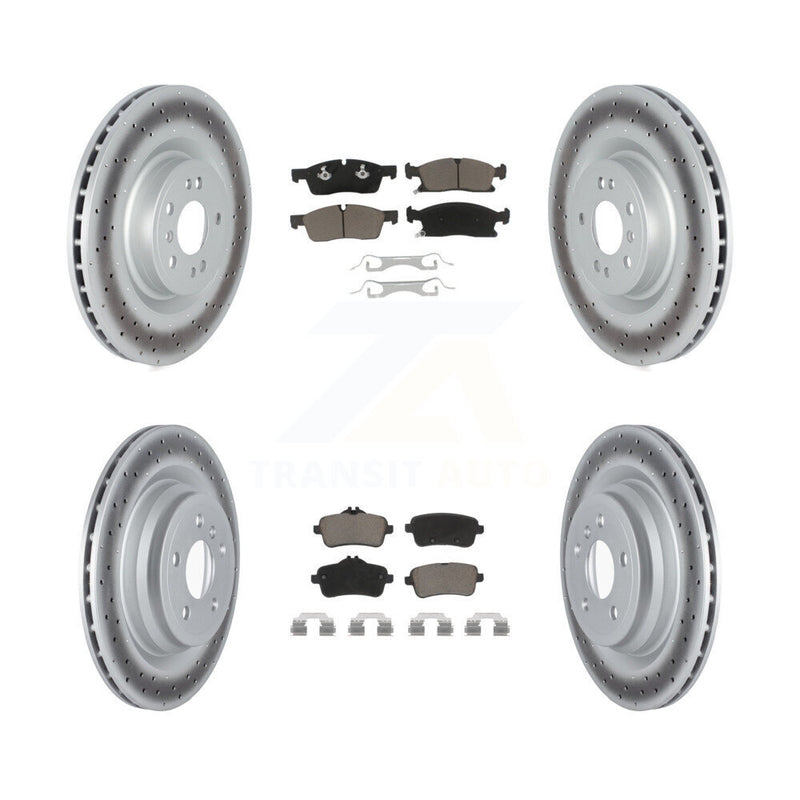 Transit Auto KGC-102159 Disc Brake Kit for 2016-2018 Mercedes-Benz GLE400 - Front and Rear