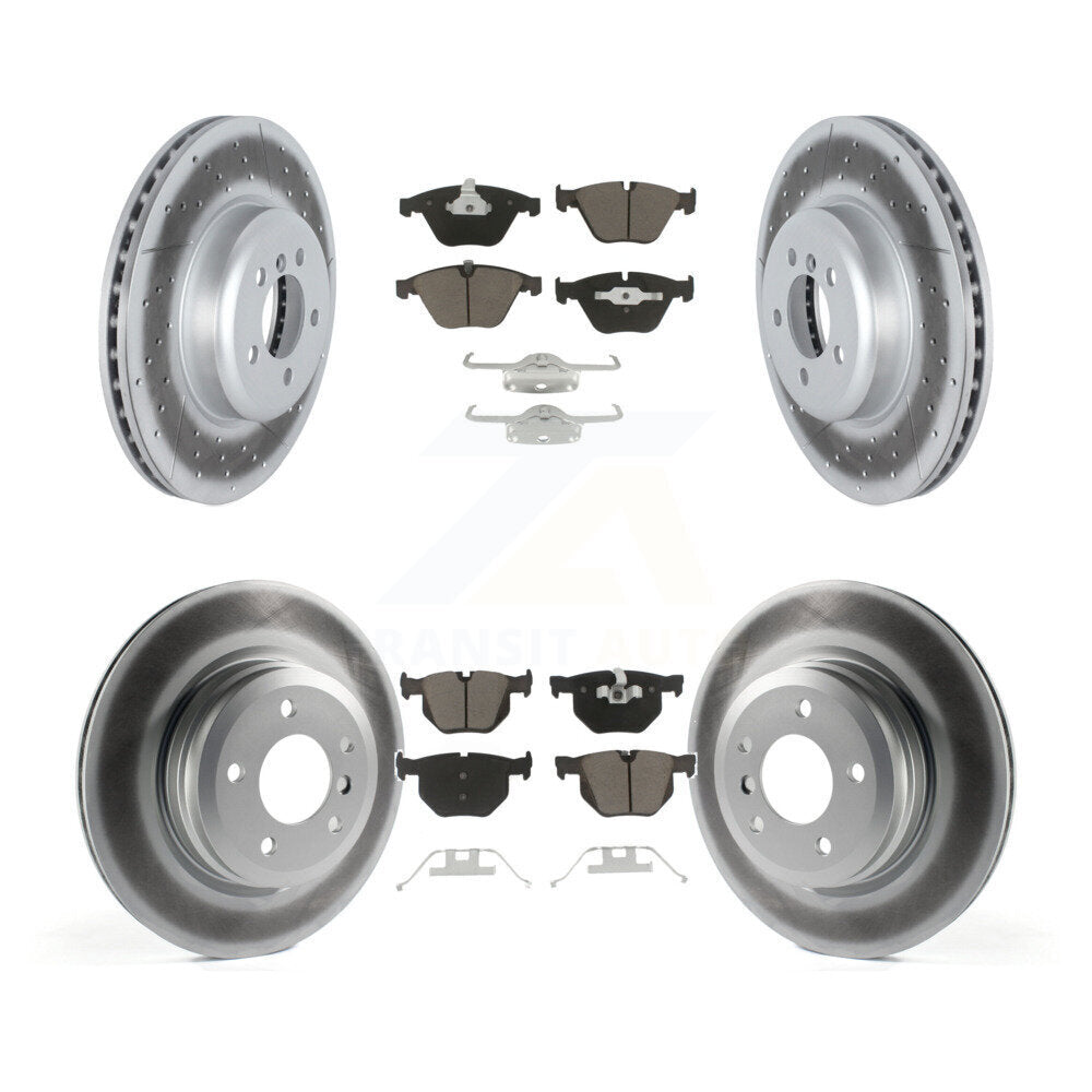 Transit Auto KGC-102162 Disc Brake Kit for 2012 BMW 335i - Front and Rear