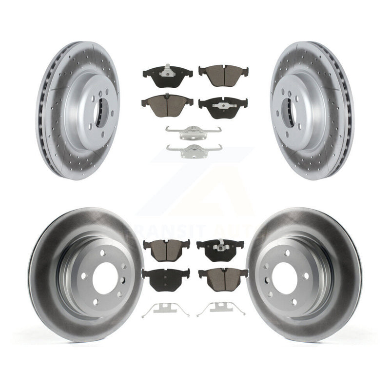 Transit Auto KGC-102162 Disc Brake Kit for 2012 BMW 335i - Front and Rear