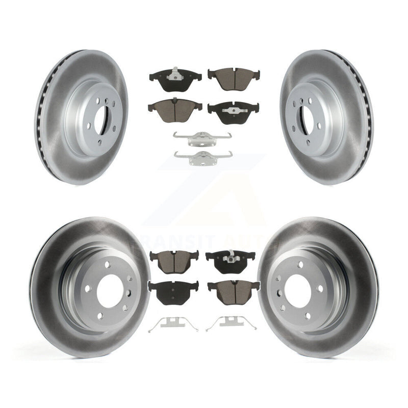 Transit Auto KGC-102163 Disc Brake Kit for 2012 BMW 335i - Front and Rear
