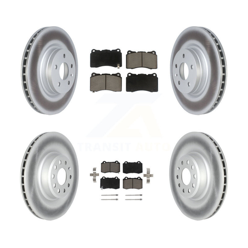 Transit Auto KGC-102168 Disc Brake Kit for 2016 Tesla S - Front and Rear