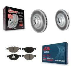 Transit Auto KGC-102170 Disc Brake Kit for 2010-2018 BMW 740Ld xDrive, BMW 650i Gran Coupe and More - Front