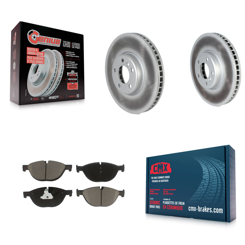 Transit Auto KGC-102170 Disc Brake Kit for 2010-2018 BMW 740Ld xDrive, BMW 650i Gran Coupe and More - Front