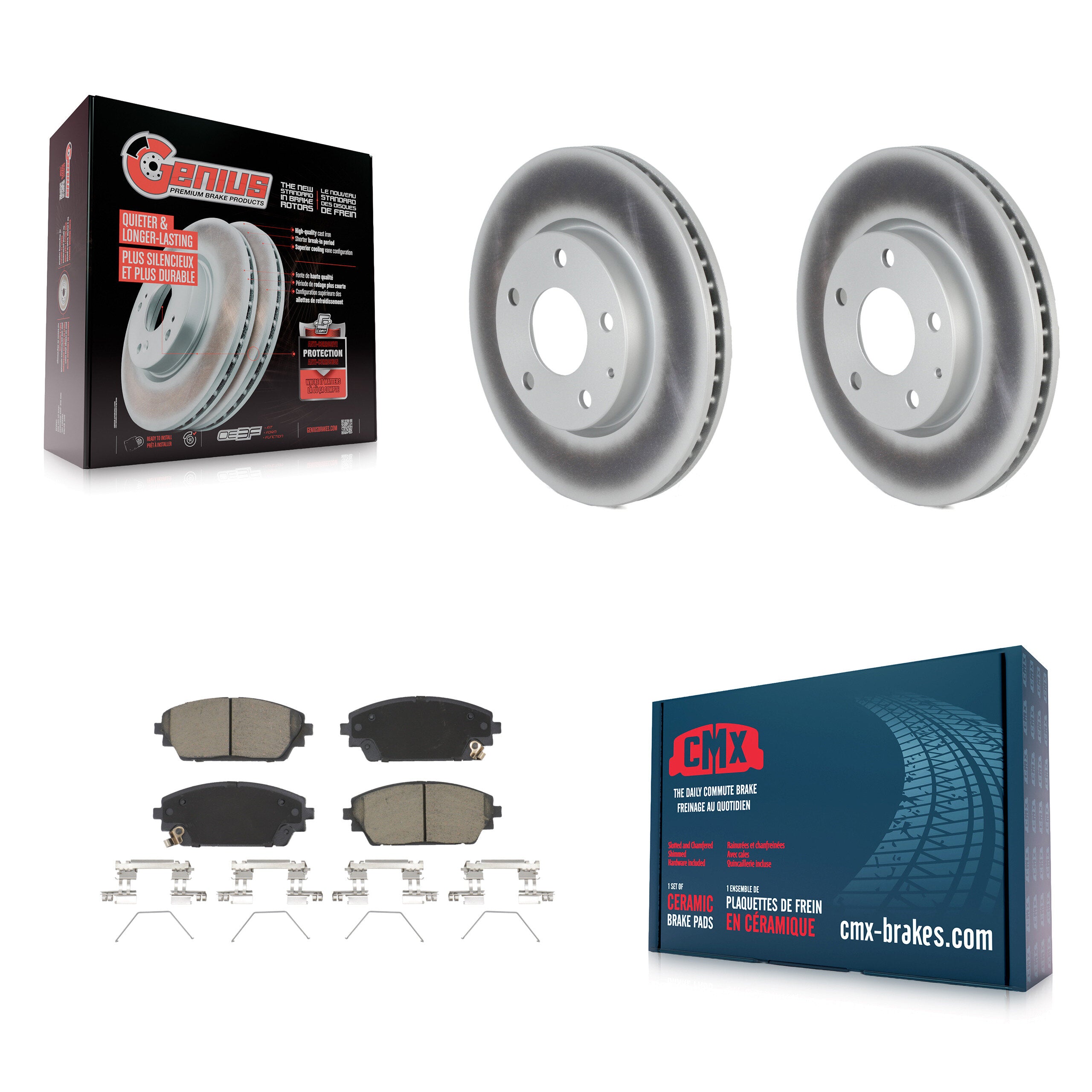 Transit Auto KGC-102186 Disc Brake Kit for 2019-2023 Mazda 3, Mazda 3 Sport - Front