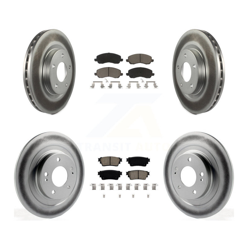 Transit Auto KGC-102196 Disc Brake Kit for 2017-2020 Mitsubishi Outlander - Front and Rear