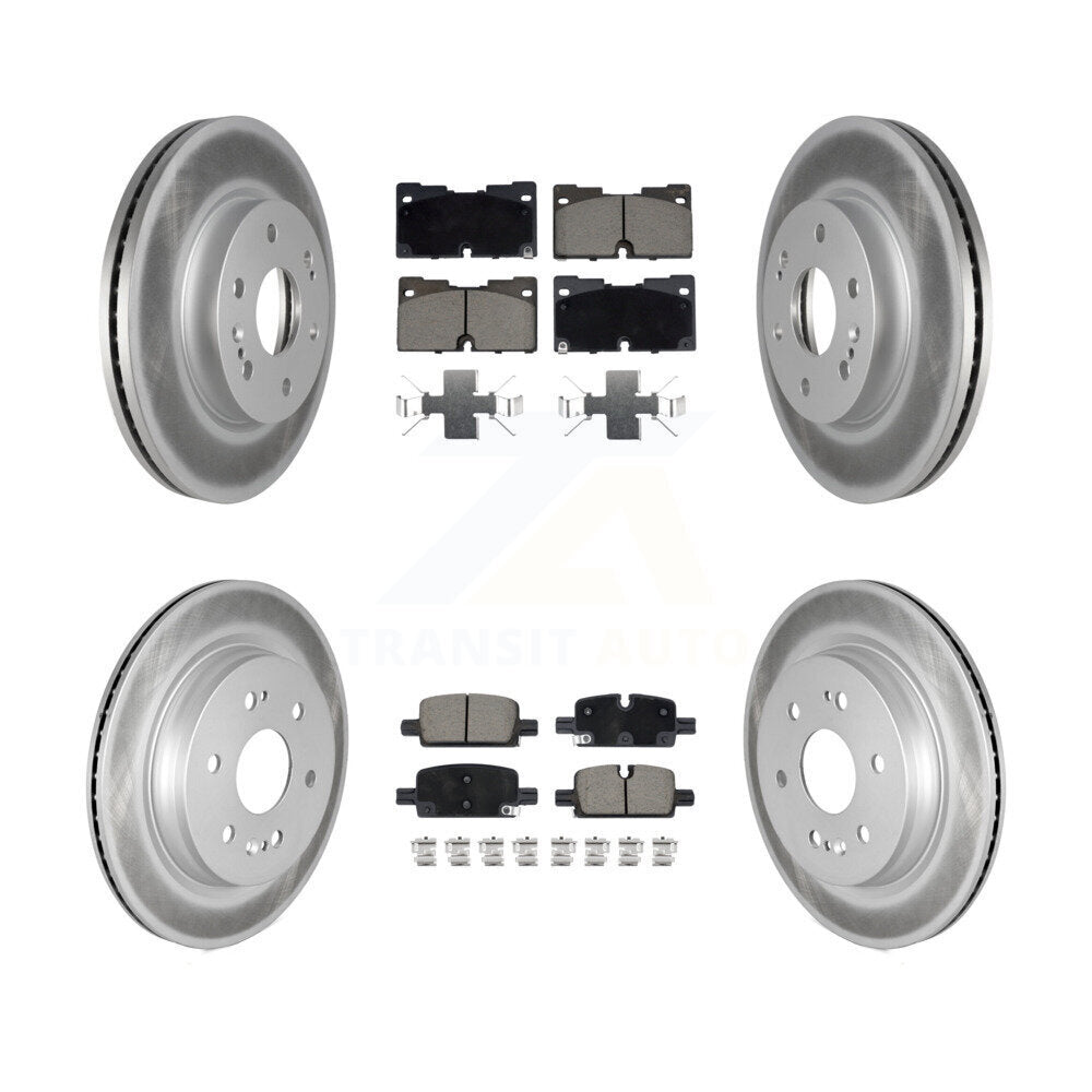 Transit Auto KGC-102197 Disc Brake Kit for 2019-2024 Chevrolet Silverado 1500 LTD, GMC Sierra 1500 Limited and More - Front and Rear