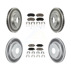Transit Auto KGC-102205 Disc Brake Kit for 2017-2019 Nissan Rogue Sport, Nissan Qashqai - Front and Rear